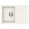  Mosogató Fehér 670 x 460 mm 80% Kvarc és 20% Gyanta