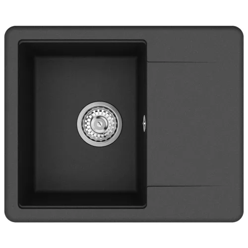  Mosogató Fekete 560 x 460 mm 80% Kvarc és 20% Gyanta