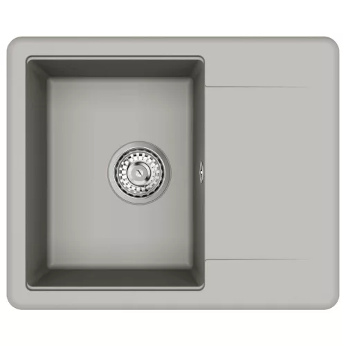  Mosogató Szürke 560 x 460 mm 80% Kvarc és 20% Gyanta