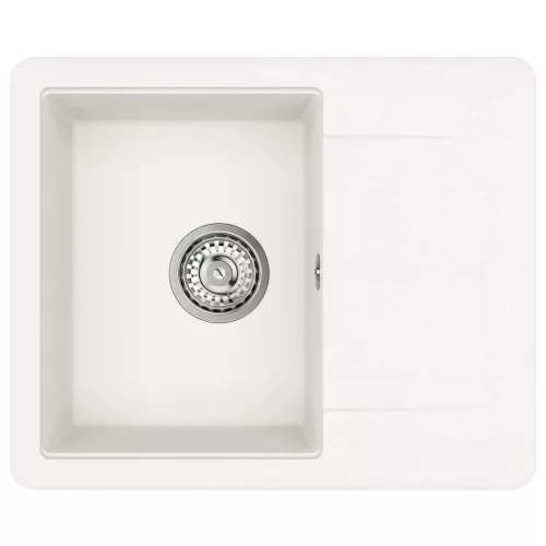  Mosogató Fehér 560 x 460 mm 80% Kvarc és 20% Gyanta