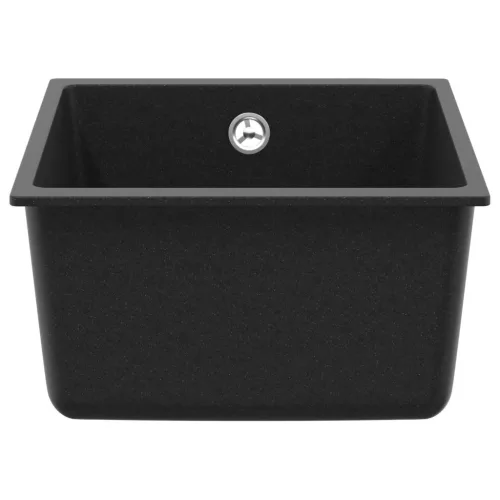  Mosogató Fekete 370 x 460 mm 80% Kvarc és 20% Gyanta