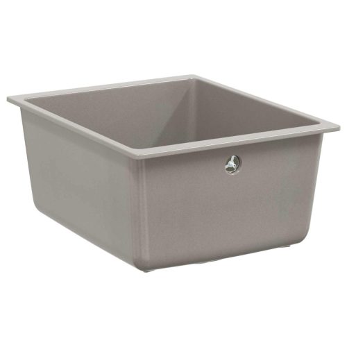  Mosogató Szürke 370 x 460 mm 80% Kvarc és 20% Gyanta