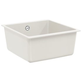  Mosogató Fehér 430 x 460 mm 80% Kvarc és 20% Gyanta