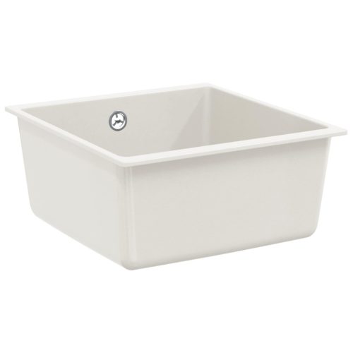  Mosogató Fehér 430 x 460 mm 80% Kvarc és 20% Gyanta