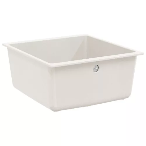  Mosogató Fehér 430 x 460 mm 80% Kvarc és 20% Gyanta