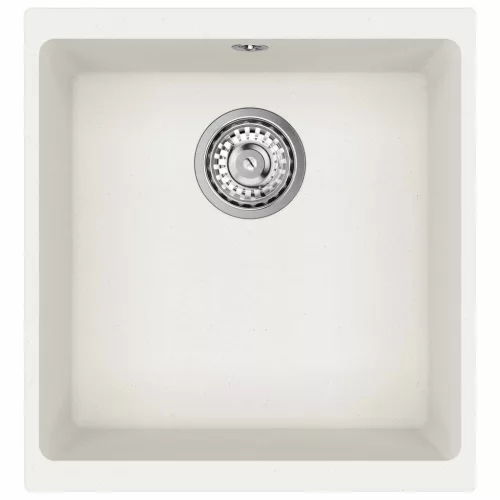  Mosogató Fehér 430 x 460 mm 80% Kvarc és 20% Gyanta