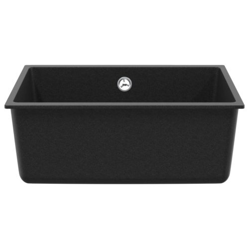  Mosogató Fekete 530 x 460 mm 80% Kvarc és 20% Gyanta