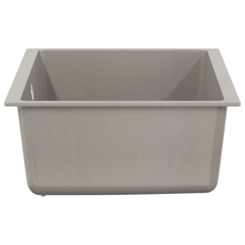  Mosogató Szürke 530 x 460 mm 80% Kvarc és 20% Gyanta