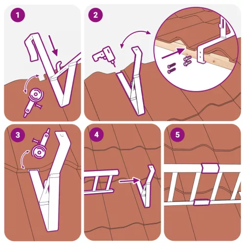  Havazár támogató 12 pcs Antracit 29,5 x 3 x 34,5 cm Acél