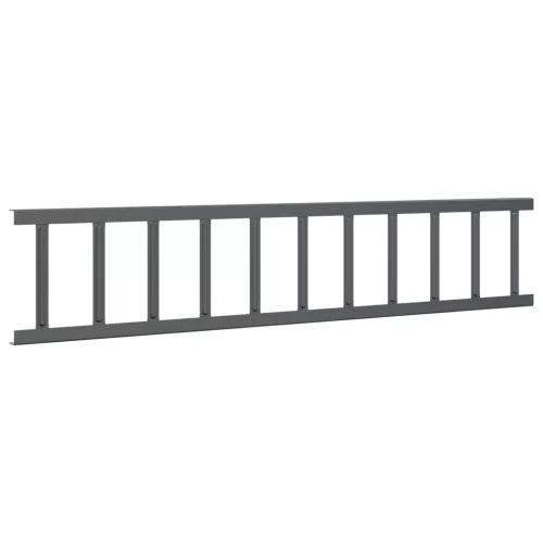  Tető havazásvédő Antracit 600 x 2,5 x 20 cm Acél