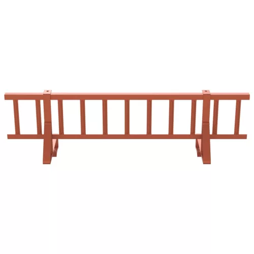  Tető havazásvédő Piros 800 x 29,5 x 34,5 cm Acél