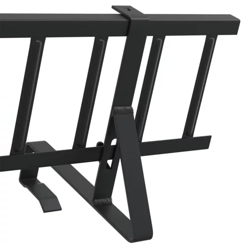  Tető havazásvédő Fekete 800 x 29,5 x 34,5 cm Acél