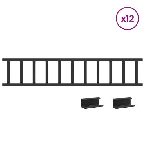  Tető havazásvédő 1200 x 2,5 x 20 cm Acél