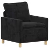  Kanapé Fekete 76 x 81 x 87,5 cm Poliészter