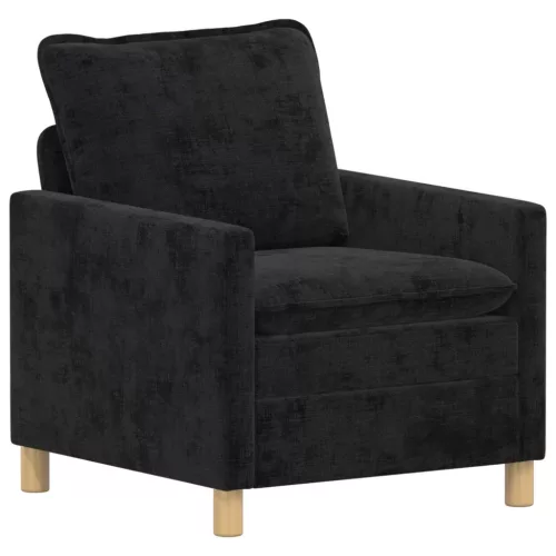  Kanapé Fekete 76 x 81 x 87,5 cm Poliészter