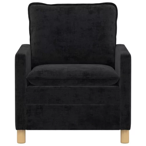  Kanapé Fekete 76 x 81 x 87,5 cm Poliészter
