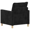  Kanapé Fekete 76 x 81 x 87,5 cm Poliészter