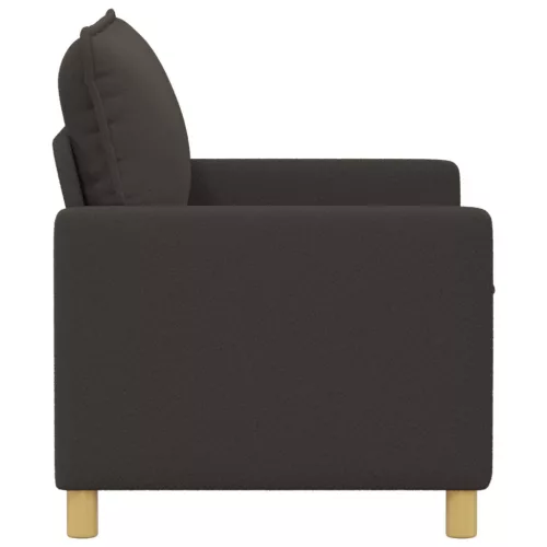  Kanapé Sötétszürke 126 x 81 x 87,5 cm Szövet