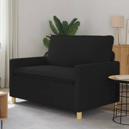  Kanapé Fekete 126 x 81 x 87,5 cm Szövet