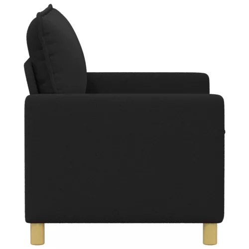  Kanapé Fekete 126 x 81 x 87,5 cm Szövet