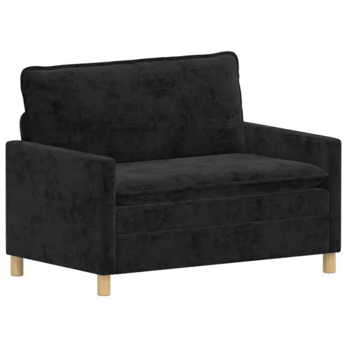  Kanapé Fekete 126 x 81 x 87,5 cm Poliészter