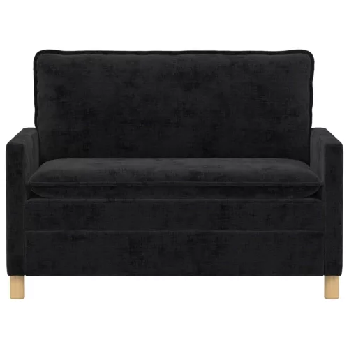  Kanapé Fekete 126 x 81 x 87,5 cm Poliészter
