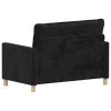  Kanapé Fekete 126 x 81 x 87,5 cm Poliészter