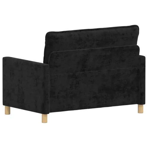 Kanapé Fekete 126 x 81 x 87,5 cm Poliészter