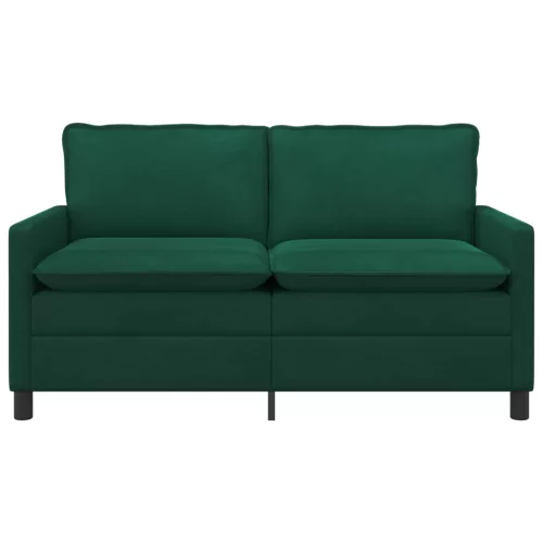  Kanapé Sötétzöld 156 x 81 x 87,5 cm Bársony
