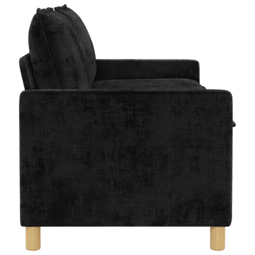  Kanapé Fekete 156 x 81 x 87,5 cm Poliészter