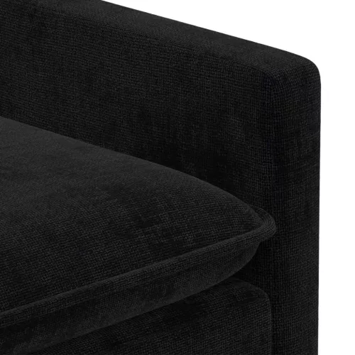  Kanapé Fekete 156 x 81 x 87,5 cm Poliészter