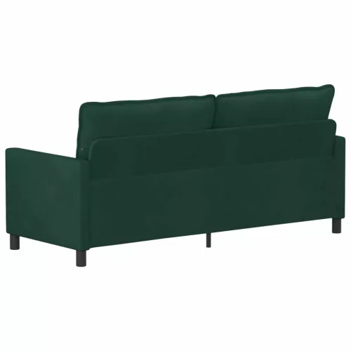  Kanapé Sötétzöld 196 x 81 x 87,5 cm Bársony