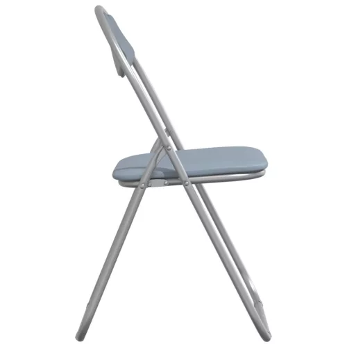  Összecsukható Étkezőszék 2 pcs Szürke 48 x 43,5 x 81 cm