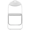  Összecsukható Étkezőszék 8 pcs Fehér 48 x 43,5 x 81 cm PVC acél
