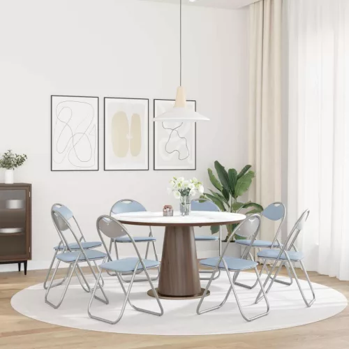  Összecsukható Étkezőszék 8 pcs Szürke 48 x 43,5 x 81 cm