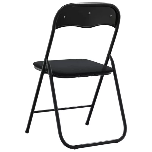  Összecsukható szék 8 pcs Fekete 48 x 44 x 78 cm Bársony