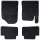  Autószőnyeg 4 pcs Fekete TPE