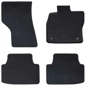  Autószőnyeg 4 pcs Fekete Ülés LEON TPE