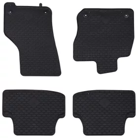  Autószőnyeg 4 pcs Fekete VW GOLF VIII MHEV Gumi