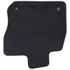  Autószőnyeg 4 pcs Fekete VW GOLF VIII MHEV Gumi