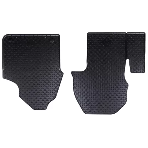 Autószőnyeg 2 pcs Fekete alkalmas Mercedes SPRINTER höz TPE
