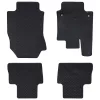  Autószőnyeg 4 pcs Fekete Gumi