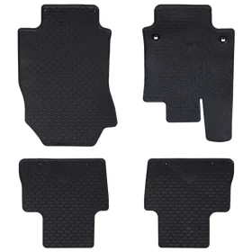  Autószőnyeg 4 pcs Fekete Gumi