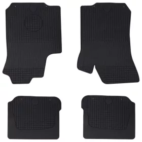  Autószőnyeg 4 pcs Fekete ŠKODA OCTAVIA I 97-04 Gumi