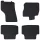  Autószőnyeg 4 pcs Fekete TPE