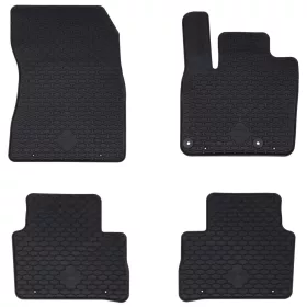  Autószőnyeg 4 pcs Fekete Alkalmas Nissan QASHQAI-hoz TPE