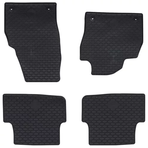  Autószőnyeg 4 pcs Fekete TPE