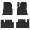  Autószőnyeg 4 pcs Fekete Megfelel a Tesla MODEL 3 4D Afthoz