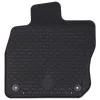  Autószőnyeg 4 pcs Fekete alkalmas a VW GOLF VIII Variánshoz TPE