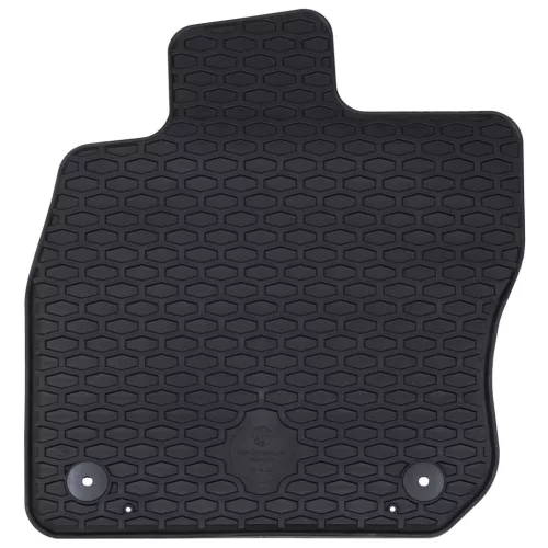  Autószőnyeg 4 pcs Fekete alkalmas a VW GOLF VIII Variánshoz TPE